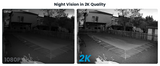 ieGeek 2K Wireless Security Camera Outdoor Colorful Night Vision, Rechargeable Battery CCTV Camera Systems, WiFi Home
