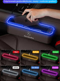 Car Seat Gap Organizer USB Charging Multifunction Storage Box For Mercedes-Benz A B C E V R-Class A45 C43 CLA GLA GLB GLC SLK SL