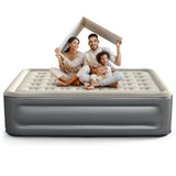 Air Mattress All Night No Lost Air Foldable Blow Up Mattress with Storage Bag for Camping Home Portable Travel