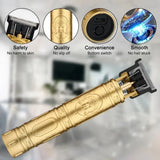 Electric Hair Cutting Machine Vintage T9 Clipper Hair Rechargeable Man Shaver Trimmer For Men's Barber Professional New Hot Sale