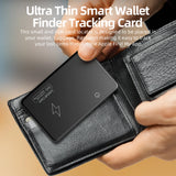 Wireless Charging Wallet Tracker Card Work with Apple Find My Wallet Tracker Phone Finder GPS Locator Smart Tag Waterproof Track
