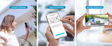 ieGeek 2K Wireless Security Camera Outdoor Colorful Night Vision, Rechargeable Battery CCTV Camera Systems, WiFi Home