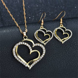 Exquisite Double Heart Necklace
