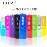 TEXT ME High Speed USB Flash Drive