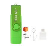 TEXT ME High Speed USB Flash Drive