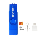 TEXT ME High Speed USB Flash Drive