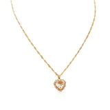 Emerald Necklace Female Zircon Crystal