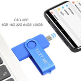 TEXT ME High Speed USB Flash Drive