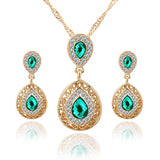 Emerald Necklace Female Zircon Crystal