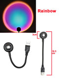 Led USB Sunset Lamp Night Light