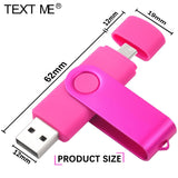 TEXT ME High Speed USB Flash Drive