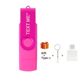 TEXT ME High Speed USB Flash Drive